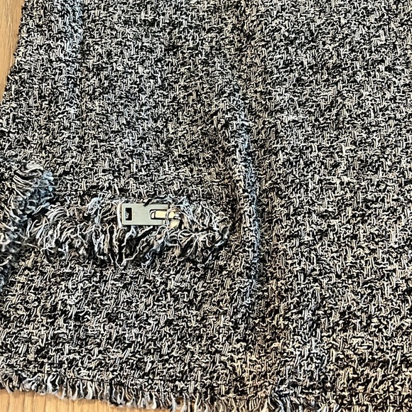 IRO Carlota Asymmetrical Zip Tweed Boucle Jacket sz. 8 - Picture 8 of 12